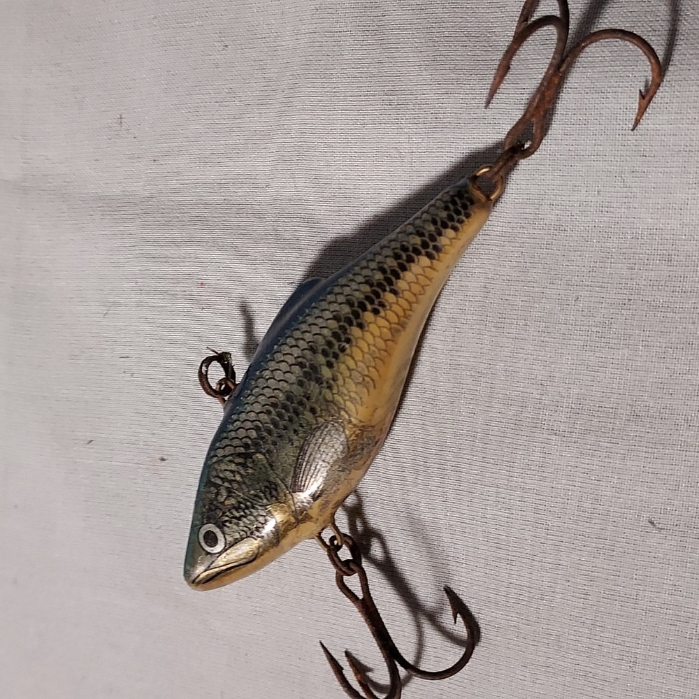 Vintage Fishing Lure Perch Bass Design